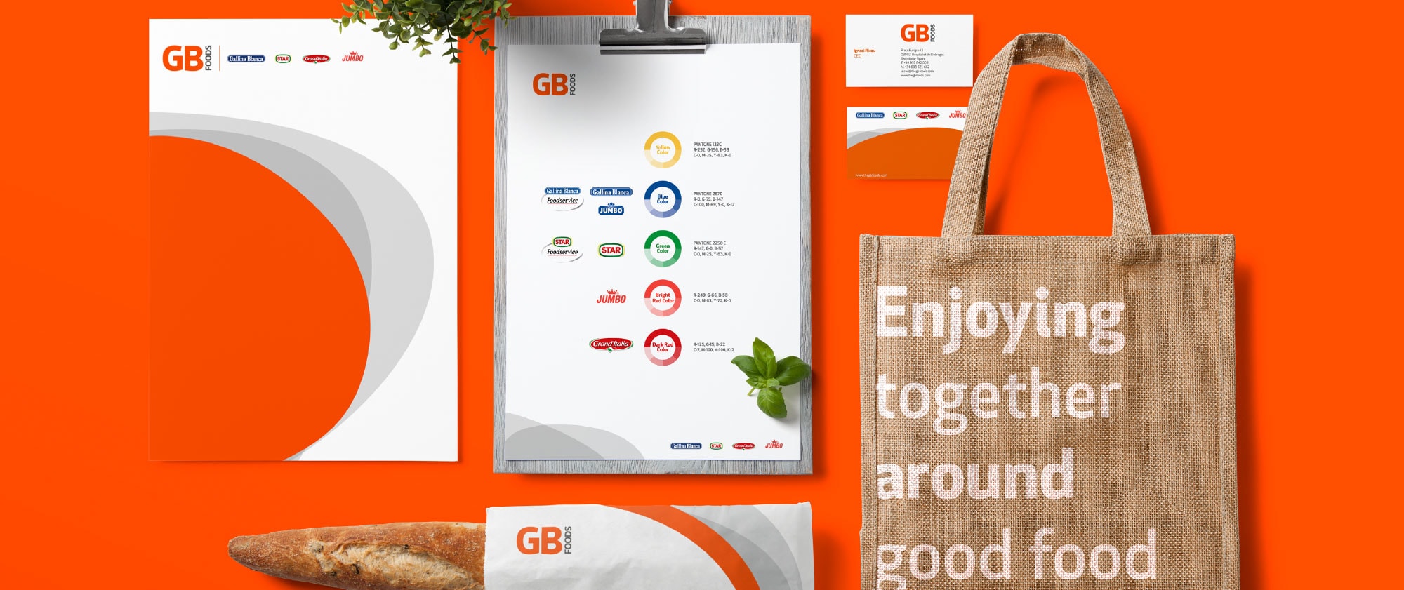 Diseño piezas GB Foods