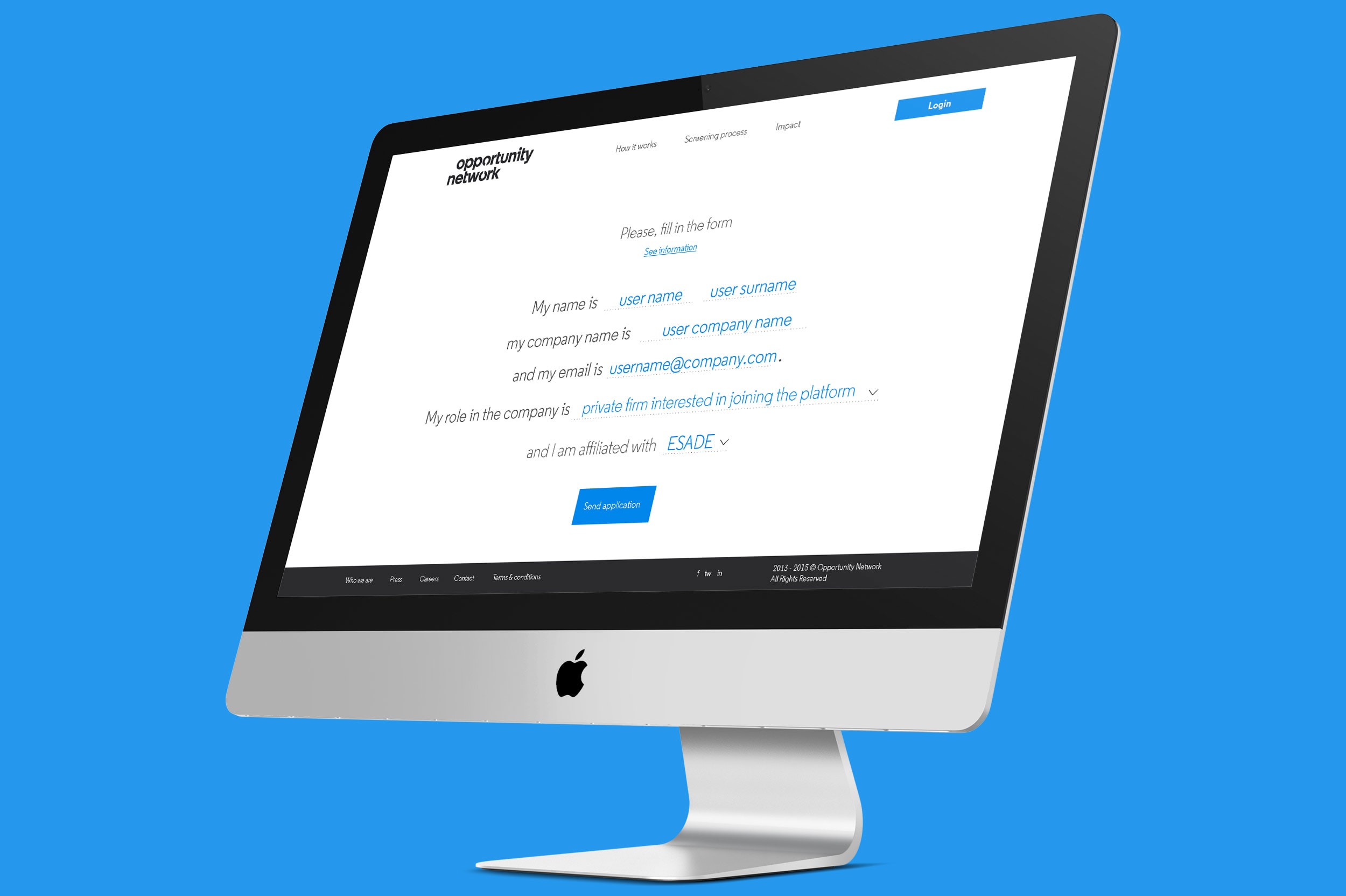 opportunity network web desktop opportunity network web desktop