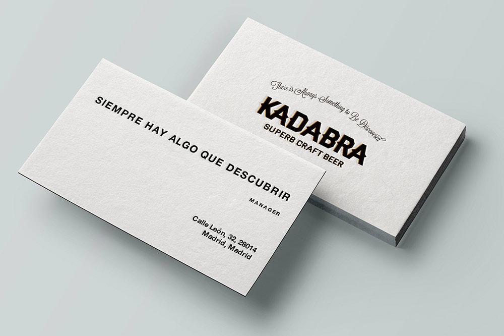 diseño tarjetas kadabra